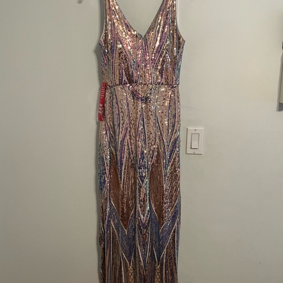 NWT Sequin Maxi Length dress - Picture 3 of 6